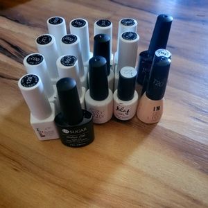 17 gel polishes and uv light